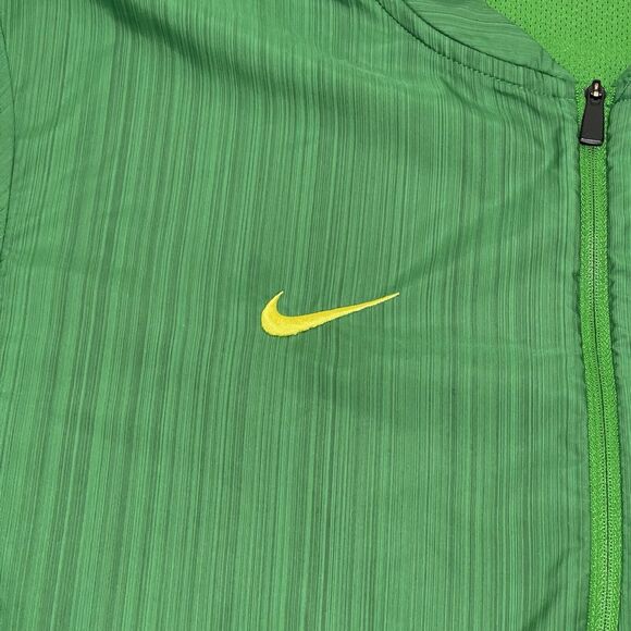Oregon Ducks Jacket Mens XL Green Nike Sideline 1/4 Zip Coach Lightweight Vented - Picture 4 of 15
